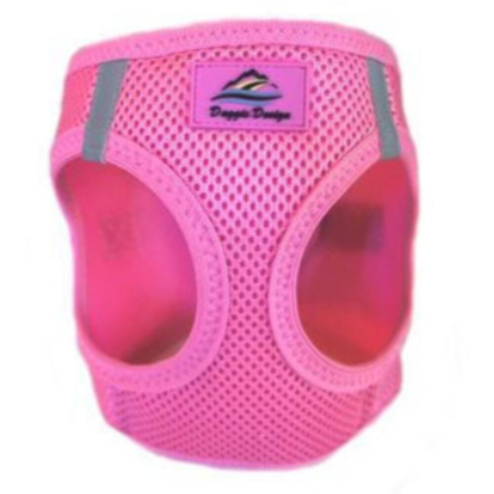 NWT DOGGIE DESIGN AMERICAN RIVER CHOKE FREE Dog HARNESS PINK XXL